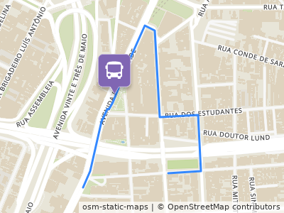 Mapa da parada