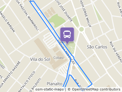 Mapa da parada