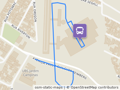 Mapa da parada