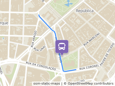 Mapa da parada