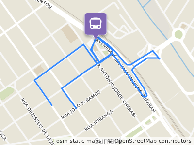 Mapa da parada