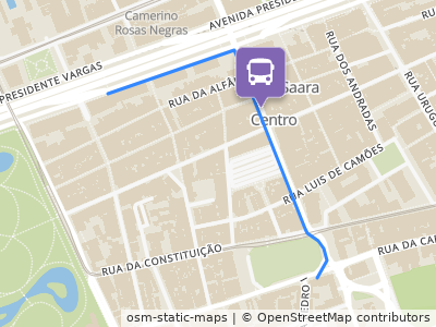 Mapa da parada