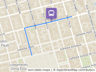 Mapa da parada