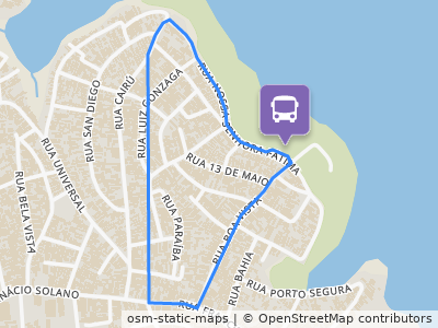 Mapa da parada