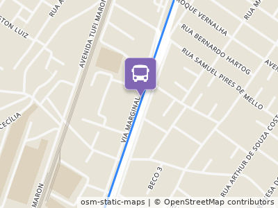 Mapa da parada