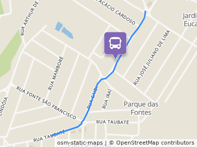 Mapa da parada