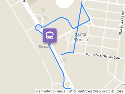 Mapa da parada