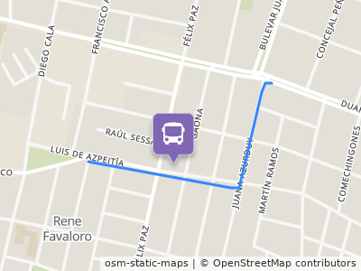 Mapa da parada