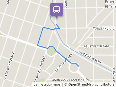 Mapa da parada