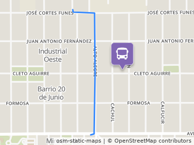 Mapa da parada