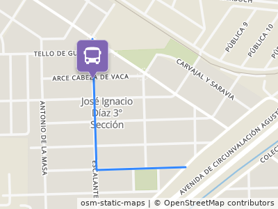 Mapa da parada