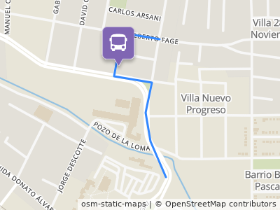 Mapa da parada