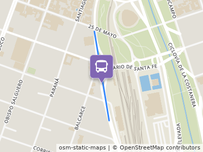 Mapa da parada
