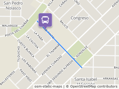 Mapa da parada