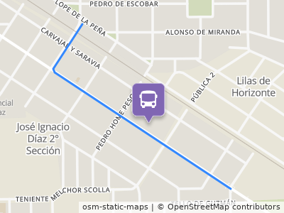 Mapa da parada