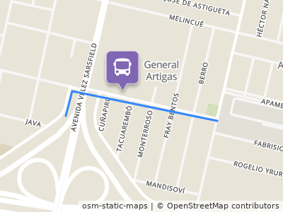 Mapa da parada
