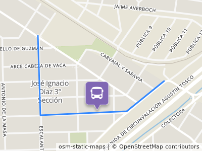 Mapa da parada