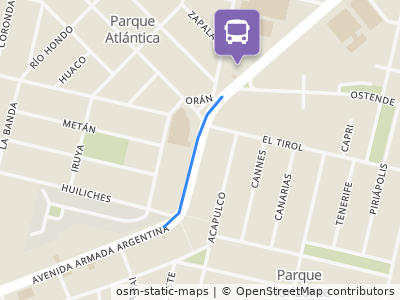 Mapa da parada