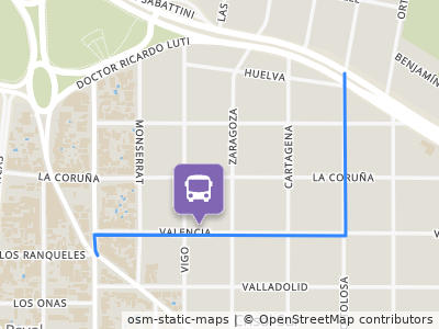 Mapa da parada