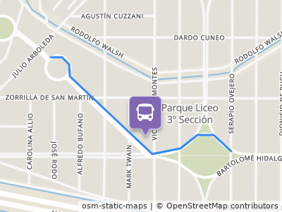 Mapa da parada