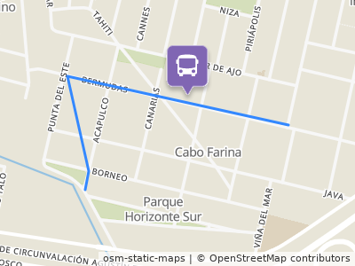 Mapa da parada
