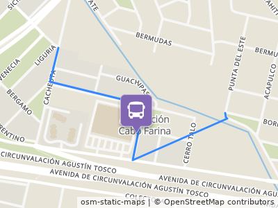Mapa da parada