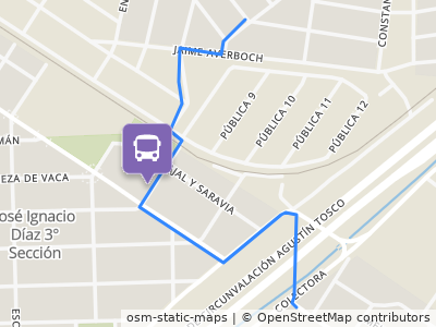 Mapa da parada