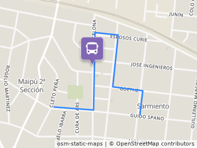 Mapa da parada