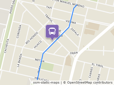 Mapa da parada