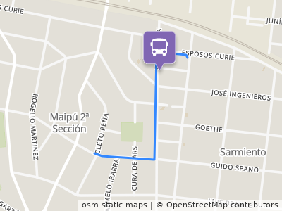 Mapa da parada