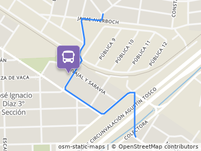 Mapa da parada