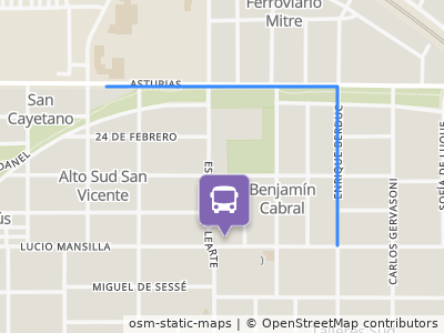 Mapa da parada