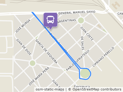 Mapa da parada