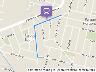 Mapa da parada