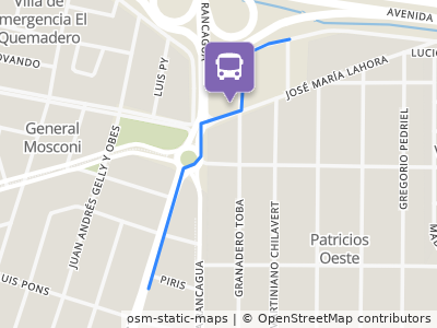 Mapa da parada