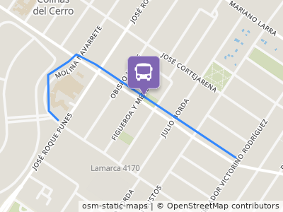 Mapa da parada