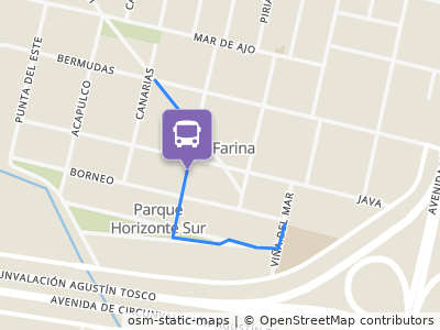 Mapa da parada