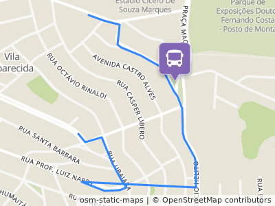 Mapa da parada