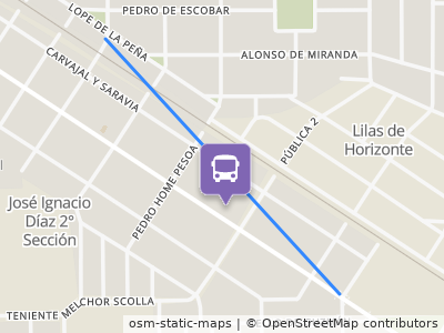 Mapa da parada