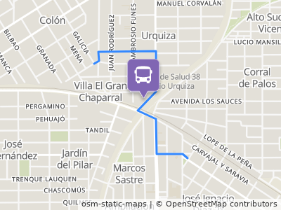 Mapa da parada
