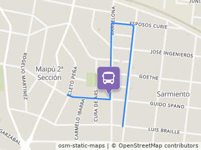 Mapa da parada