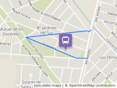 Mapa da parada