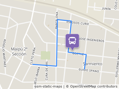 Mapa da parada