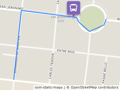 Mapa da parada