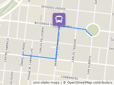 Mapa da parada