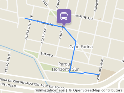 Mapa da parada