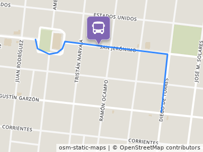 Mapa da parada