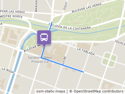 Mapa da parada