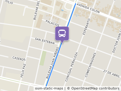 Mapa da parada