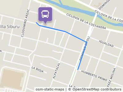 Mapa da parada